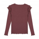 Minymo T-skjorte Barn Langermet Rib Volanger Roan Rouge thumbnail