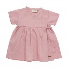 Minymo Kjole Baby Kortermet Omslag Vevd Bridal Rose (Kun str 68 og 74) thumbnail