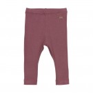 Minymo Leggings baby Rib Roan Rouge thumbnail