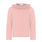En Fant Bluse Barn Langermet Med krage Ensfarget Misty Rose (Kun str 116, 122 og 140) thumbnail