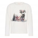 Minymo T-skjorte Barn Langermet Julemotiv Solitary Star (Kun str 128 og 134) thumbnail