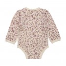 Celavi Ullbody Baby Ull Bambus Blomsterprint Deauville Mauve (Kun str 70, 80 og 90) thumbnail