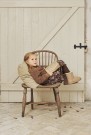En Fant Kjole Barn Vevd Blomsterprint Demitasse thumbnail