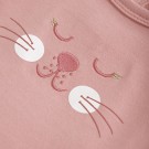 Minymo Genser Baby Sweat Langermet Katt Strawberry Ice  thumbnail