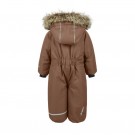 Minymo Vinterdress Barn Hette Fuskepels Liten Cocoa Brown (Kun str 80 og 86) thumbnail