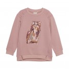 Minymo Genser Barn Langermet Ugle Ash Rose thumbnail