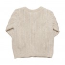 Fixoni Cardigan Baby Strikket Tan Melange (Kun str 74, 86 og 92) thumbnail