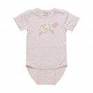 Minymo Body Baby Kortermet Jacquard Peach Whip thumbnail