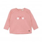 Minymo Genser Baby Sweat Langermet Katt Strawberry Ice  thumbnail