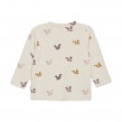 Minymo T-skjorte Baby Langermet Sweat Ekorn Beige Melange thumbnail