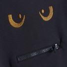 Minymo Genser Barn Langermet Monster Dark Navy (Kun str 98 og 152) thumbnail