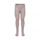Minymo Strømpebukse Barn Med fot Rib 2-pack Rose Smoke thumbnail