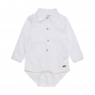 Minymo Body Baby Langermet Skjorte White (Kun str 56, 68 og 80) thumbnail