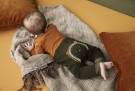 Minymo Bukse Baby Sweat Pinnsvinprint Forest Night (Kun str 62) thumbnail