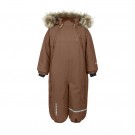 Minymo Vinterdress Barn Hette Fuskepels Liten Cocoa Brown (Kun str 80 og 86) thumbnail
