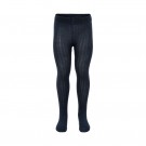 Minymo Strømpebukse Barn Med fot Rib 2-pack Blue Melange thumbnail