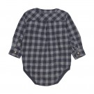 Minymo Body Baby Langermet Skjorte Ruter Collegiate Blue (Kun str 80, 86 og 92) thumbnail