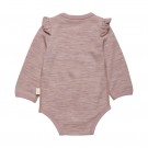 Celavi Ullbody Baby Ull Bambus Ensfarget Hjerteprint Deauville Mauve (Kun str 70) thumbnail