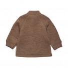 Celavi Ulljakke Barn Softwool med glidelås Coca Mocha Melange thumbnail