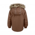 Minymo Vinterjakke Barn Hette Fuskepels Cocoa Brown thumbnail