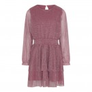 Creamie Kjole Barn Langermet Glitter Mesh Lilas (Kun str 104 og 122) thumbnail