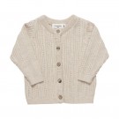 Fixoni Cardigan Baby Strikket Tan Melange (Kun str 74, 86 og 92) thumbnail