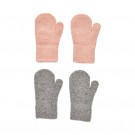 Celavi Votter Barn Ull Strikket 2-pack Misty Rose (Kun 3-6 år) thumbnail