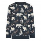 Minymo Genser Barn Langermet Isbjørnprint Collegiate Blue (Kun str 98, 104 og 122) thumbnail