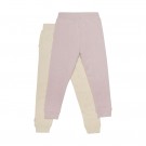 Minymo Joggebukse Barn 2-pack Violet Ice thumbnail