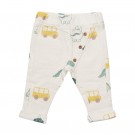 Minymo Bukse Baby Sweat Dinosaurprint Birch thumbnail