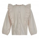Minymo Bluse Barn Langermet Volanger Birch (Kun str 134 og 140) thumbnail