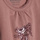 Minymo Body Baby Langermet Blomster Ash Rose thumbnail