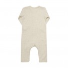 Fixoni Heldrakt Baby Langermet Rib Tan Melange (Kun str 74 og 80) thumbnail