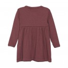 Minymo Kjole Baby Langermet Rib Roan Rouge thumbnail