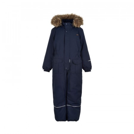 Minymo Vinterdress Barn Med hette Black Iris (Kun str 104)