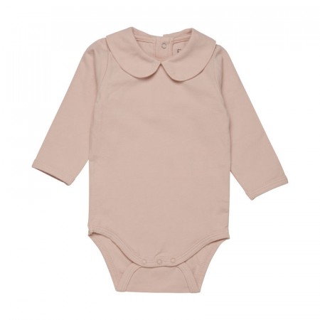 Fixoni Body Baby Langermet Krage Cameo Rose
