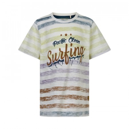 Minymo T-skjorte Barn Kortermet Surfing White Swan