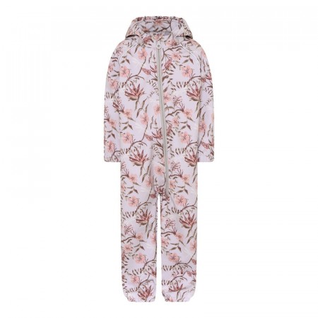 Minymo Softshelldress Barn Blomster Misty Lilac (Kun str 92)