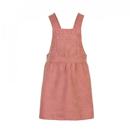 Minymo Spencer Barn Sweat Gullprint Blomster Rose Tan (Kun str 134)