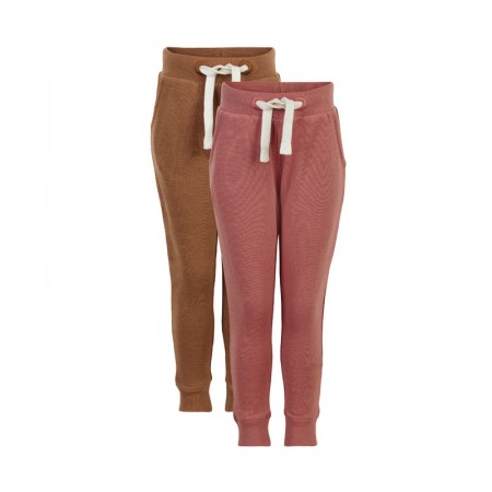 Minymo Joggebukse Barn 2-pack Canyon Rose
