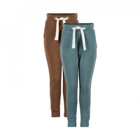 Minymo Joggebukse Barn 2-pack Toffee (Kun str 92)