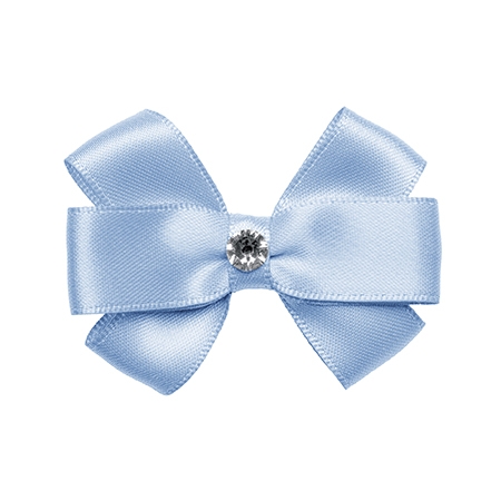Prinsessefin Hårsløyfe Marietta med Swarovski krystall Bluebell