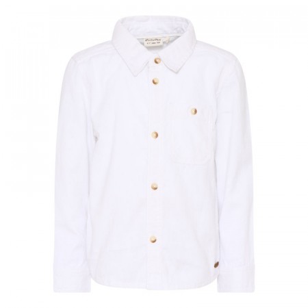 Minymo Penskjorte Barn Langermet White (Kun str 128)