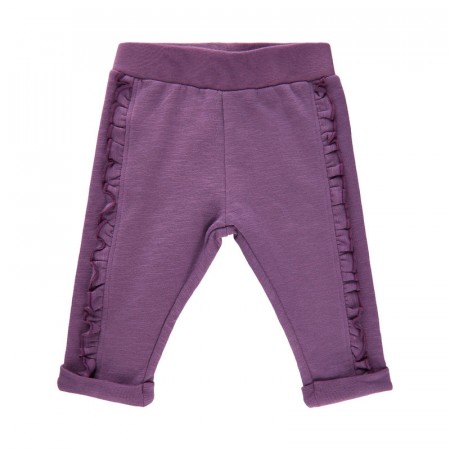 Minymo Bukse Baby Sweat Volanger Grape Jam (Kun str 56, 62 og 74)