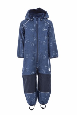 Salto Softshelldress Barn Foret Woody Dark Navy  (Kun str 98/104 og 110/116)