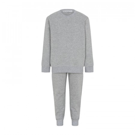 Minymo Joggedress Barn Sweat Sett 2 deler Grey Melange