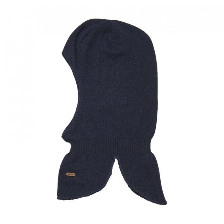 Minymo Ullbalaclava Barn Ull Bomull Ensfarget Total Eclipse (Kun str 80/86 og 92/98)