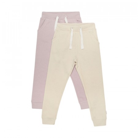 Minymo Joggebukse Barn 2-pack Violet Ice