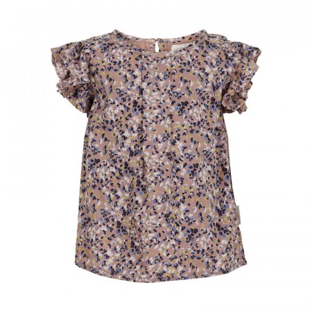 Creamie Topp Barn Kortermet Volanger Adobe Rose (Kun str 92, 110 og 116)