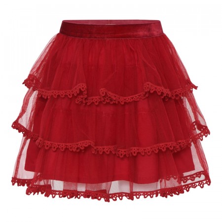 Minymo Tyllskjørt Barn Blonder Rio Red (Kun str 98)